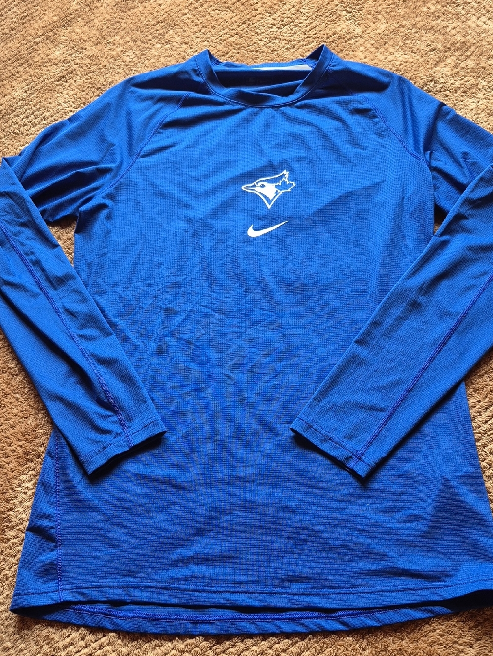 Nike TBJ Royal Blue Long Sleeve Dri-FIT Performance Shirt